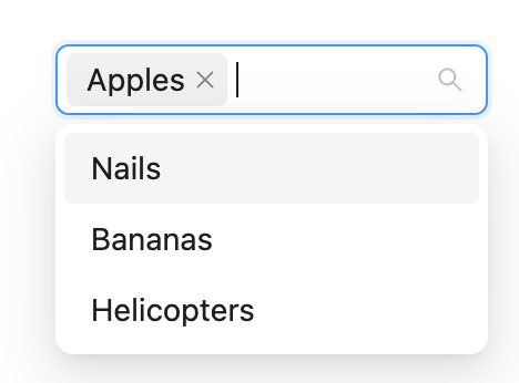 hide-selected concept on a Combobox component in Ant Design.
