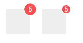 sizes concept on a Badge component in Ant Design.