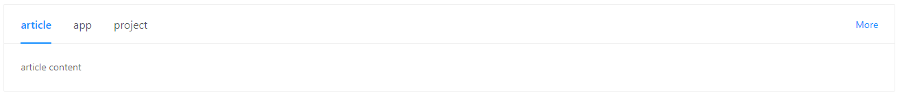 navigation concept on a Card component in Ant Design.