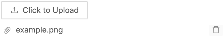 File list (focus) concept on a File component in Ant Design.