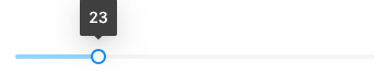 tooltip concept on a Slider component in Ant Design.