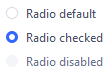 radio-button-group-orientation concept on a Radio Button component in Evergreen.
