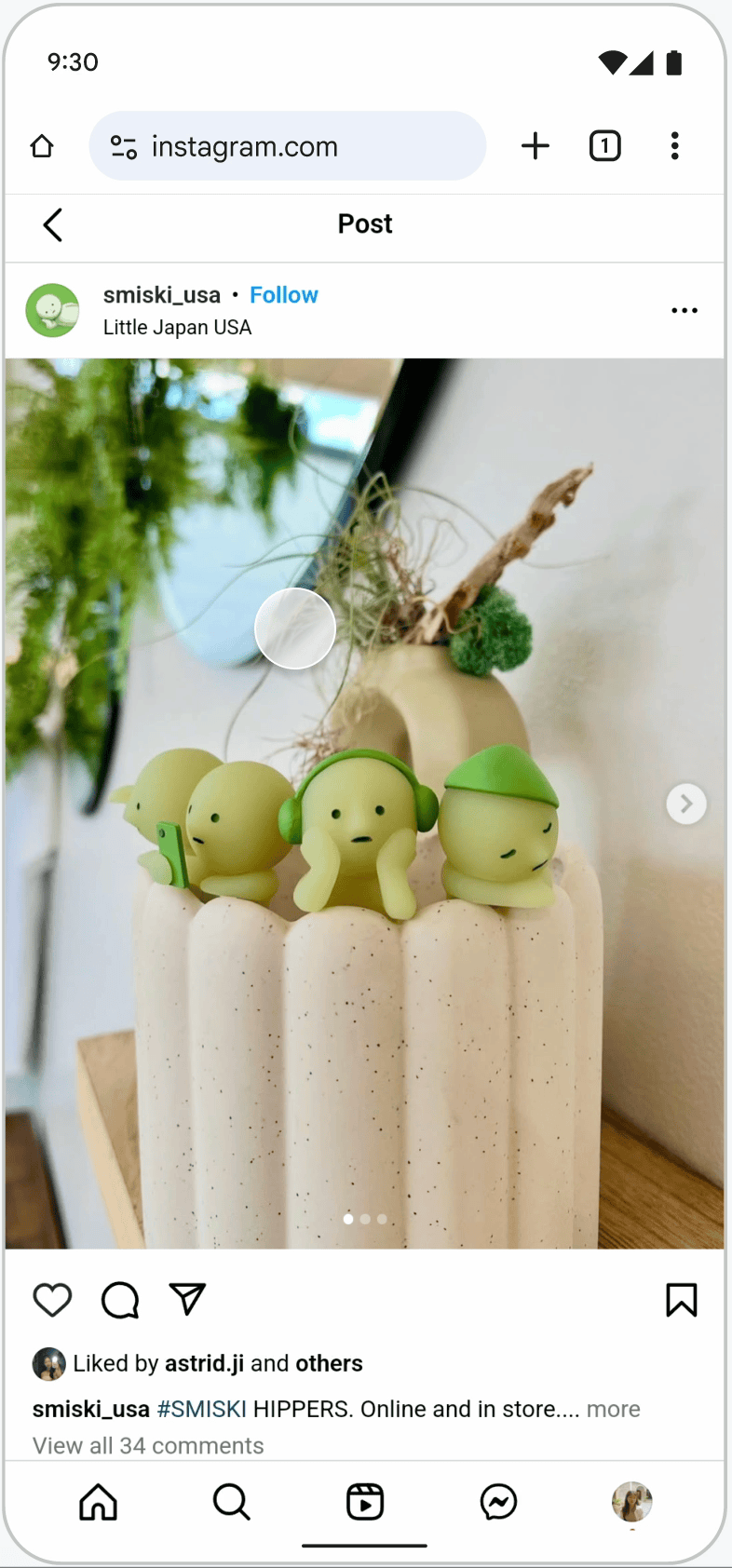 Mockup of the "add context menu item" approach on links