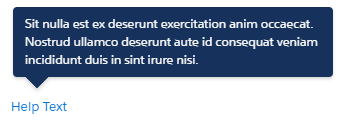 basic concept on a Tooltip component in Lightning Design System.