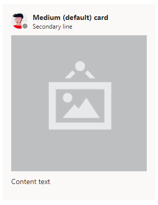 size concept on a Card component in Stardust UI.